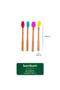 Zolly 4 Parça Spatula Seti Küçük ürün fotoğrafı