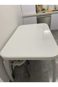 Parlak Beyaz 50x100 Yapışkanlı Folyo Mutfak Dolap Ve Mobilya Kaplama Folyosu ürün fotoğrafı