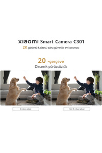 Smart Camera C301 - Akıllı Ev Kamerası 360  2K  2304p (Xiaomi Türkiye Garantili) ürün fotoğrafı
