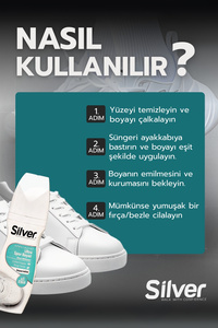 X3 Etkili Güçlendirilmiş Ultra Beyaz Spor Bez Ve Kumaş Likit Ayakkabı Boyası 75 ml ürün fotoğrafı