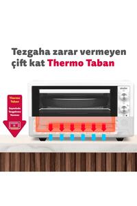 4503 Inox 45 Litre Turbo Midi Fırın ürün fotoğrafı