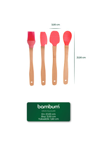 Bolly 4 Parça Spatula Seti Küçük ürün fotoğrafı