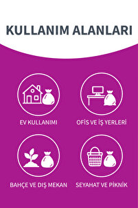 Orta Boy Güçlü Çöp Torbası 5' Li Paket ürün fotoğrafı