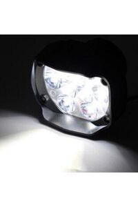 2 Adet Led Motosiklet Sis Far Montaj Sis Drl Lamba Scooter Motosiklet Için (çakar & Sabit Mod) ürün fotoğrafı