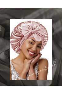 Ayarlanabilir Tek Katlı İpek Saten Saç Bakım Ve Uyku Bonesi Bandana ürün fotoğrafı