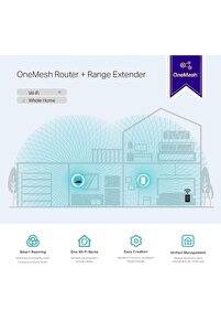 RE300 AC1200 Mesh Menzil genişletici,1200M 1200Mbps (3yıl üretici garantili) ürün fotoğrafı