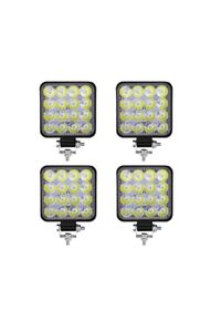 4 Adet 16 Led Kare Çalışma Lambası Off Road Traktör Tekne 16led-110 ürün fotoğrafı