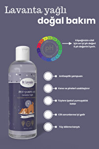 Dr. Lavender Lavanta Yağlı Köpek Şampuanı 400 ml Antiseptik Pet Şampuan ürün fotoğrafı