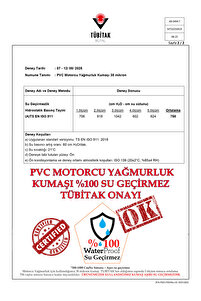 Motorcu Yağmurluk Pvc Alt Üst Takım %100 Su Geçirmez Garantili ürün fotoğrafı