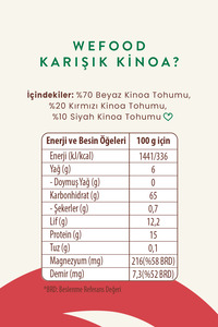 Karışık Kinoa 300 gr ürün fotoğrafı