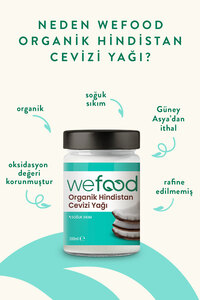 Organik Hindistan Cevizi Yağı 300 ml (Soğuk Sıkım) ürün fotoğrafı