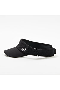 Unisex Vizör Kasket Siperlik Tenis Şapka Cırt Cırtlı Ayarlanabilir Siyah 51-60 Unisex Tv500 ürün fotoğrafı