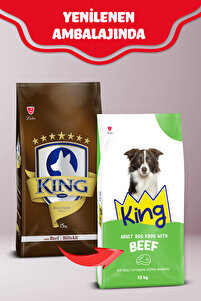 Biftekli Yetişkin Köpek Maması 15 kg ürün fotoğrafı