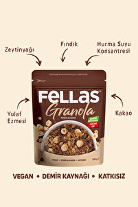 Granola - Fındıklı & Kakaolu 200 gr ürün fotoğrafı