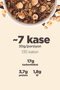 Granola - Fındıklı & Kakaolu 200 gr ürün fotoğrafı