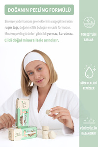Ruşur Taşı Beyazlatıcı Ölü Derilerden Arındırıcı Yüz Ve Vücut Peelingi 6 Adet (İRAN HAMAM TAŞI) ürün fotoğrafı