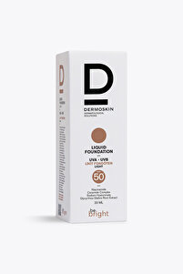 Be Bright Likit Fondöten Light SPF50+ | UVA&UVB Güneş Koruyucu | Yüksek Kapatıcı Fondöten | 33 ml ürün fotoğrafı