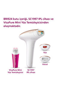 Brı924/00 Lumea Lazer Epilasyon Ipl Tüy Alma Cihazı,çanta Ve Yüz Temizleme Cihazı Hediyeli ürün fotoğrafı