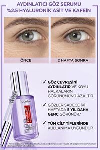 L'Oréal Paris Revitalift Filler Aydınlatıcı Göz Serumu 20ml ürün fotoğrafı