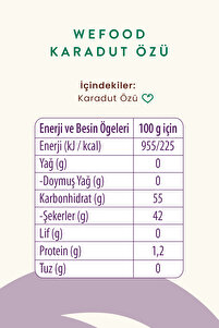 Karadut Özü 335 gr (Soğuk Sıkım, Katkısız ve Koruyucusuz) ürün fotoğrafı