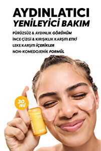 Leke Karşıtı Cilt Tonu Eşitleyici Aydınlatıcı C Vitamini Arbutin SOS Serum | Tüm Cilt Tipleri ürün fotoğrafı