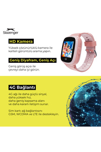 Akıllı Çocuk Saati 4g Sim Kart Destekli Görüntülü Görüşme Özelliği ürün fotoğrafı