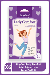 Lady Comfort Regl Ağrılarına Karş Isıtıcı Ped | 6’li Paket ( 6 X 2 ) ürün fotoğrafı