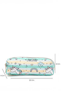 Üçlü Okul Çanta Seti Plcan2079 322 Unicorn Yeşil ürün fotoğrafı