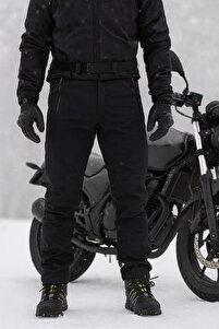 Kışlık Softshell Motorcu Pantolonu - Su ve Rüzgar Geçirmez ürün fotoğrafı