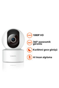 Smart Kamera C200 360°Full HD 1080p Akıllı Güvenlik Kamera (Xiaomi Türkiye Garantili) ürün fotoğrafı