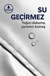 - 250cc-500cc Scooterlar Uyumlu Motosiklet Brandası - L, Su Geçirmez, %99 UV, Yansıtıcı ürün fotoğrafı