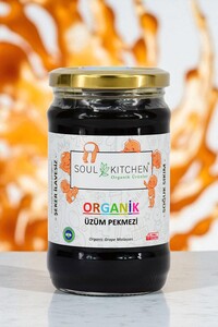 Organik Üzüm Pekmezi 380gr (SOĞUK SIKIM) (ŞEKER ILAVESİZ) ürün fotoğrafı