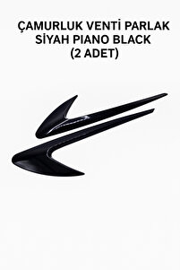 Çamurluk Venti Parlak Siyah Piano Black (2 ADET) ürün fotoğrafı