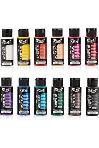 Mastermix 12x60cc Akrilik Boya Canlı Renkler Set / 11407 ürün fotoğrafı