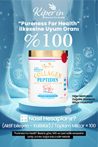 %100 Saf Ve Doğal Yüksek Biyoaktif Çift Hidrolize Kolajen Peptitler içeren Diyet Takviyesi(50günlük) ürün fotoğrafı