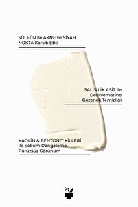 Skinologist Salicylic Sulfur Mask/siyah Nokta Karşıtı Kil Maskesi 75 ml ürün fotoğrafı