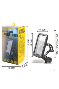 Mıknatıslı Motorsiklet Bisiklet Telefon Su Geçirmez Tutucu Kılıf Motor Tutacağı 360 Dönebilen ürün fotoğrafı