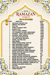 Ramazan Kolisi Erzak Paketi Mega Paket 45 Parça Çocuklar Için Çikolata Setli Toplam 19kg No :14 ürün fotoğrafı