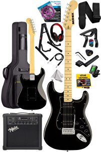 Rph-40bk-25amp Elektro Gitar Seti 25 Watt Gain'li Bluetooth Şarjlı Amfi Ve Full Set ürün fotoğrafı