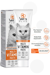 Multivitamin Malt Macun 100gr (Tüy Yumağı Önleyici ve Multivitamin Desteği, Kediler için) ürün fotoğrafı