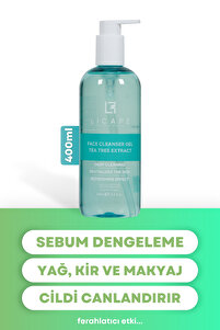 Çay Ağacı Özlü Yüz Temizleme Jeli 400ml ürün fotoğrafı