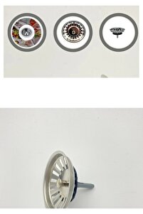 Lavabo Süzgeci Lavabo Gider Süzgeci Mutfak Lavabo Evye Süzgeci ürün fotoğrafı