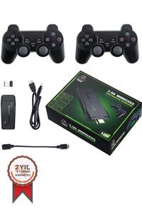 GC-05 Siyah 2.4g Çift Kablosuz Atari Denetleyici Video Oyun Konsolu ürün fotoğrafı