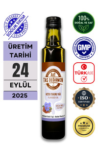 %100 Saf, Doğal Keten Tohumu Yağı 250 ml Soğuk Sıkım (HEDİYE ÜRÜN FIRSATI) ürün fotoğrafı