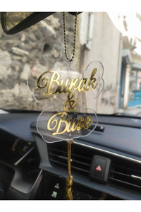 Ayna Pleksi Araba Dikiz Aynası Süsü gold*gümüş K1 ürün fotoğrafı