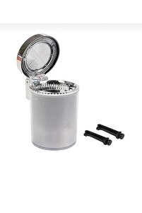 7 Renkli RGB Led Işıklı Lüx Oto Küllük Kapaklı Spor Araç İçi Küllük Araba Küllüğü ürün fotoğrafı