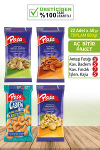 Karışık Kuruyemiş 40 gr X 22 Adet (880 GR) ürün fotoğrafı