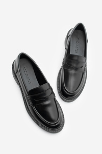 Kadın Loafer Günlük Klasik Ayakkabı Casual Makosen Fonle siyah ürün fotoğrafı