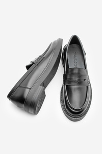Kadın Loafer Günlük Klasik Ayakkabı Casual Makosen Fonle siyah ürün fotoğrafı