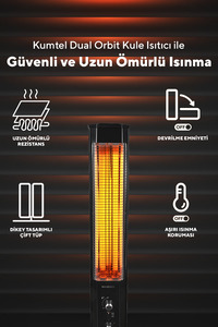 Dual Orbit Kule Isıtıcı MH-2300 ürün fotoğrafı